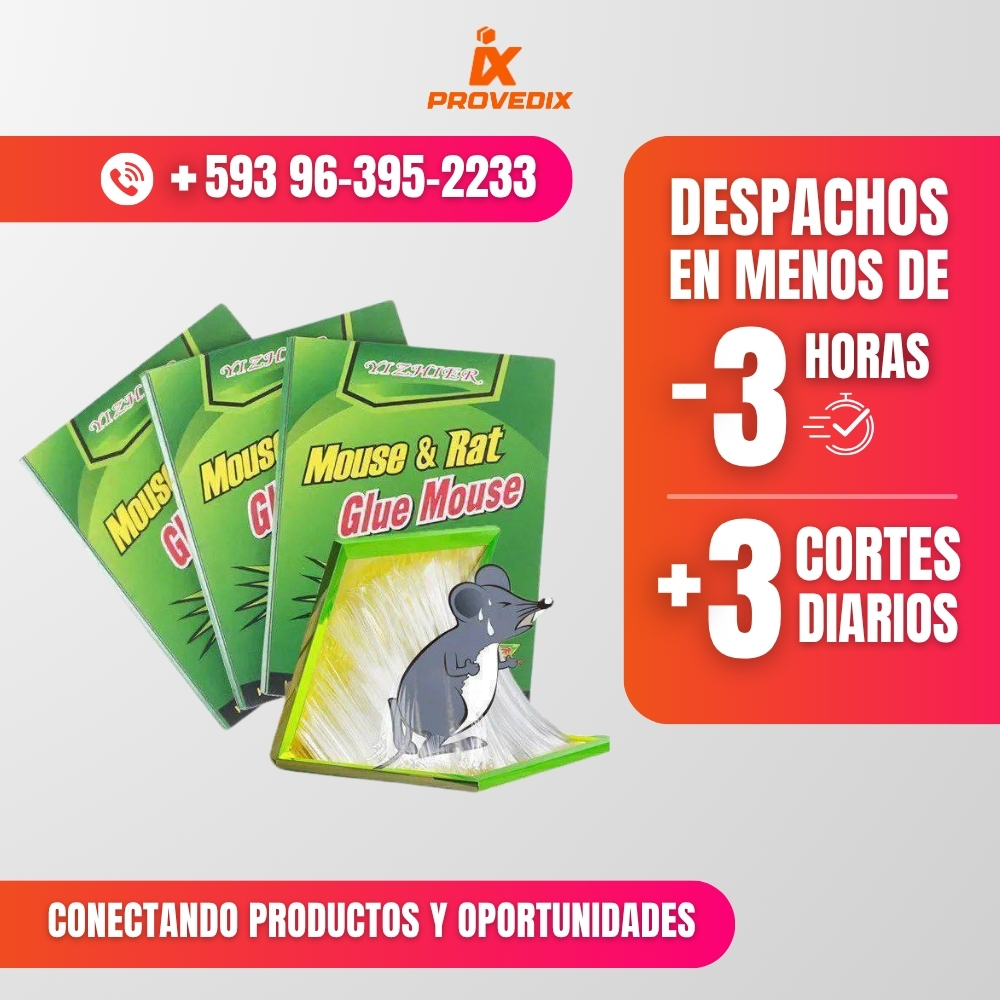 PACK 3 TRAMPA PEGAMENTO PARA RATONES